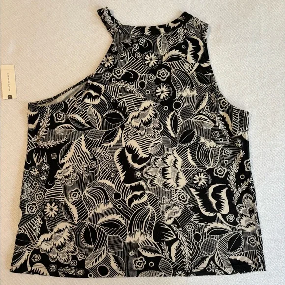 Anthropologie Asymmetrical Cut Out Tank Top - Picture 6 of 7